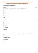 BIOS-251&colon; Anatomy and Physiology with Lab &lbrace;Self-Test 26&rcub; 