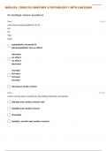 BIOS-251&colon; Anatomy and Physiology with Lab &lbrace;Self-Test 22&rcub; 