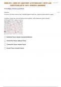 BIOS-251&colon; Anatomy and Physiology with Lab &lbrace;Self-Test 21&rcub; 