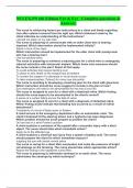 NCLEX-PN 6th Edition Ear & Eye&lowbar; Complete questions & Answers&period;