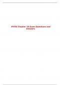 IFSTA Chapter 18 Exam Questions and Answers.