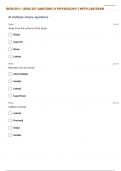 BIOS-251&colon; Anatomy and Physiology with Lab &lbrace;Self-Test 3&rcub; 