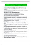 WGU-C706 Secure Software Design &lpar;Pre-Assessment&rpar; Questions and Answers &lpar;2022&sol;2023&rpar; &lpar;Verified Answers&rpar;