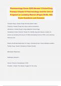 Pharmacology Nurse 3050 Abrams' Clinical Drug Therapy Chapter 6 Pharmacology and the Care of Pregnant or Lactating Women &lpar;Pages 89-95&comma; 102&rpar; Exam Questions and Answers