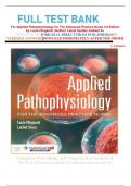 FULL TEST BANK For Applied Pathophysiology for The Advanced Practice Nurse 1st Edition by Lucie Dlugasch (Author) Latest Update GraDed A+   
