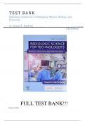 Test Bank For Radiologic Science for Technologists 12th Edition by Bushong||All Chapter 1-40||Latest Updated 2024.