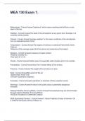 MEA 130 Exam 1&period;