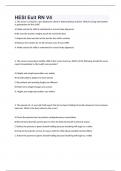 HESI Exit RN V4 EXAM WITH ACTUAL QUESTIONS AND ANSWERS 2025