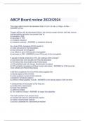 ABCP Board review 2023&sol;&sol;2024 