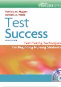 Test Success Test-Taking Techniques for Beginning Nursing Students Sixth Edition