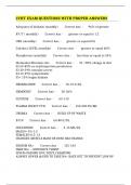 CCHT EXAM QUESTIONS WITH PROPER ANSWERS 