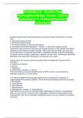 NURS8022 - Endocrine Pathophysiology Exam (2024) Questions & Comprehensive Solutions