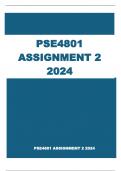 PSE4801 ASSIGNMENT 2 ANSWERS 2024