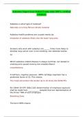Asbestos Supervisor Initial Exam-with 100&percnt; verified solutions