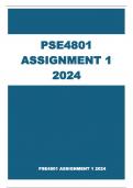 PSE4801 ASSIGNMENT 1 ANSWERS 2024