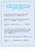 AZ IMPROV TRAFFIC SCHOOL NEWEST 2024 ACTUAL EXAM ALL 130 QUESTIONS AND CORRECT DETAILED ANSWERS &lpar;VERIFIED ANSWERS&rpar; &vert;ALREADY GRADED A&plus; 