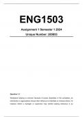 ENG1503 Assignment 1 Solutions Semester 1 2024