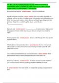 NC BLET 2023&sol;2024 practice exam 299QUESTIONS & ANSWERS&colon; 100&percnt; VERIFIED&semi; UPDATED A&plus; SCORE GUIDE SOLUTION&lpar; EVERYTHING YOU NEED&rpar;