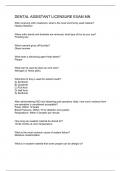 DENTAL ASSISTANT LICENSURE EXAM MN 