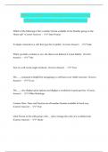 MISY 5325 MS Excel Midterm Exam Study Guide&lowbar;100&percnt; Correct and Passed&lowbar;2024