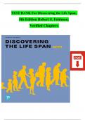 TEST BANK For Discovering the Life Span, 5th Edition Robert S. Feldman, Verified Complete Newest Version