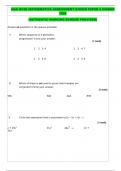 AQA GCSE MATHEMATICS ASSESSMENT 83002H PAPER 2 HIGHER TIER  (AUTHENTIC MARKING SCHEME PROVIDED)