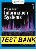 Test Bank Principles of Information Systems, 14th Edition by George Reynolds|Complete