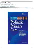Test Bank For Burns' Pediatric Primary Care 8th Edition by Dawn Lee Garzon, Mary Dirks||ISBN NO:10,0323882315||ISBN:13,978-0323882316||All Chapters||A+, Guide.