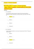  NR 509 week 1/ Chapter 1 Practice Question  Quiz With Complete Solution(Real 2024/2025 updated quiz)