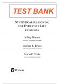 Test Bank for Statistical Reasoning for Everyday Life, 5th edition by Jeff Bennett, William Briggs, Mario Triola