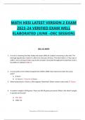 MATH HESI LATEST VERSION 2 EXAM  2023-24 VERIFIED EXAM WELL  ELABORATED (JUNE –DEC SESSION) HES I V2 MATH  1. A nurse is reviewing the daily intake and output (I&O) of a patient consuming a clear diet. The  drainage bag denotes a total of 1,500 mL for the
