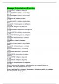 Dosage Calculations Practice