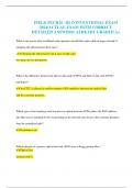 FIELD TECH II - III CONVENTIONAL EXAM 2024&sol;ACTUAL EXAM WITH CORRECT DETAILED ANSWERS&sol; ALREADY GRADED A&plus;
