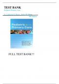 Test Bank For Pediatric Primary Care, 6e 6th Edition by Catherine E. Burns, Ardys M. Dunn||All Chapters||ISBN NO:10,032324338X||ISBN NO:13,978-0323243384||Complete Guide A+