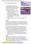Test bank Porth's Essentials of Pathophysiology 5th Edition