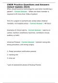CNOR Practice Questions and Answers &lpar;latest Update 2024&rpar;