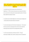 WGU c963 politics OA test Questions with 100&percnt; Correct Answers &vert; Verified &vert; Latest Update 2024 &vert; Rated A&plus;