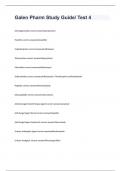 Galen Pharm Study Guide&sol; Test 4 with 1005 correct answers