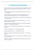 AC Final Exam with Solutions
