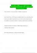 WGU C963 - Objective Assessment Superset Questions with 100&percnt; Correct Answers &vert; Verified