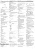 5CCC2010 Advanced Chemistry for Life Sciences (22~23 SEM1 000001) CHEAT SHEET