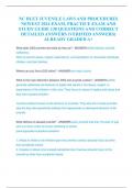 NC BLET JUVENILE LAWS AND PROCEDURES  NEWEST 2024 EXAM&comma; PRACTICE EXAM AND  STUDY GUIDE 130 QUESTIONS AND CORRECT  DETAILED ANSWERS &lpar;VERIFIED ANSWERS&rpar;  ALREADY GRADED A&plus;