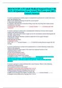 2024 NGN RN ATI Adult Medical Surgical Exam with  NGN All Questions from Actual Past Exam and 100%  Correct Answers