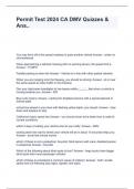 Permit Test 2024 CA DMV Quizzes & Ans&period;&period;
