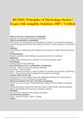 BUS203: Principles of Marketing (Saylor) Exam with complete Solutions 100% Verified