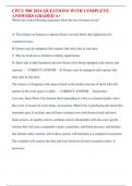 CPCU 500 2024 QUESTIONS WITH COMPLETE  ANSWERS GRADED A+