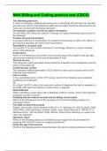 NHA Billing and Coding practice test &lpar;CBCS&rpar;