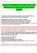 HESI PN FUNDAMENTAL EXAM-WITH 100&percnt;  VERIFIED SOLUTIONS-2022-2024 LATEST  UPDATE 