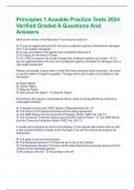 Principles 1 Aceable Practice Tests 2024 Verified Graded A Questions And Answers 