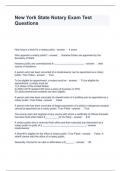New York State Notary Exam Test Questions and Answers Latest Updated